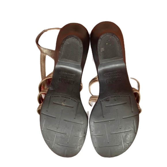 Munro Brown Sling Back Sandal Size 6.5 - Picture 4 of 7